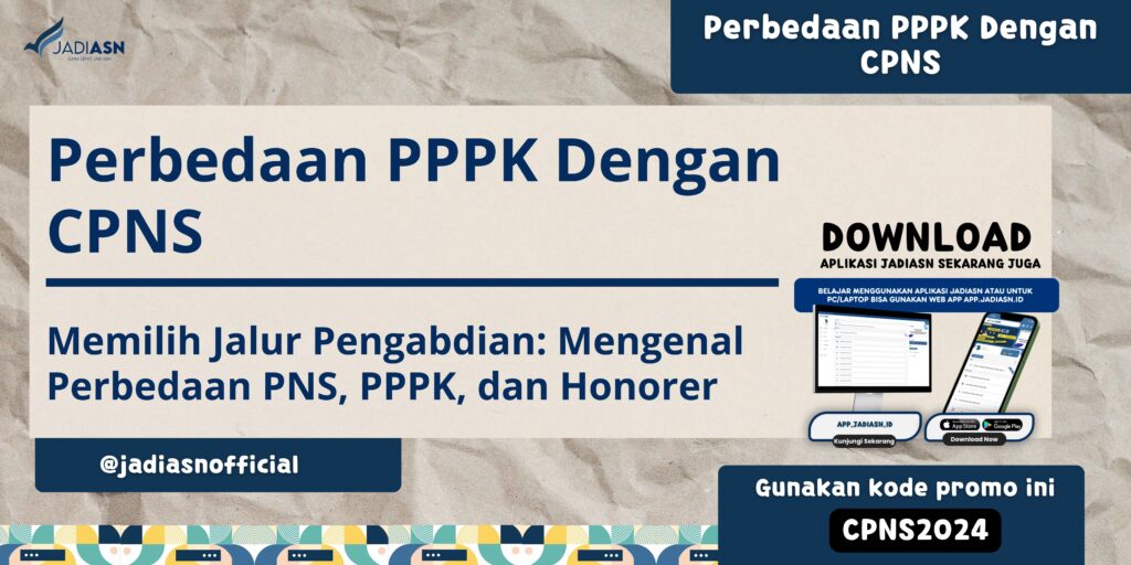 perbedaan pppk dengan cpns