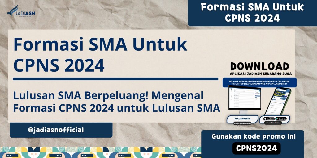 Formasi SMA Untuk CPNS 2024