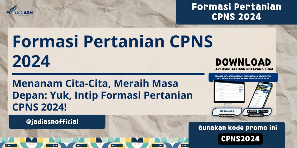 Formasi Pertanian CPNS 2024