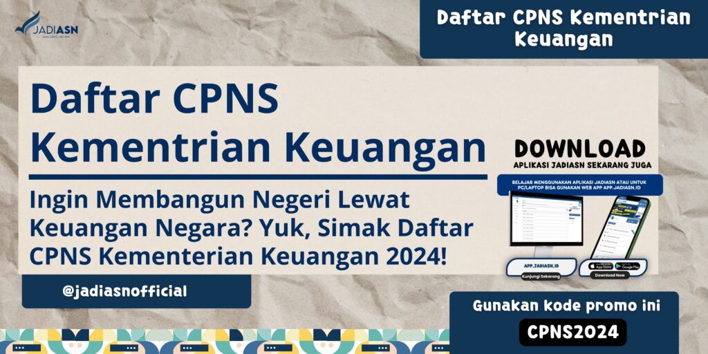 Daftar CPNS Kementrian Keuangan