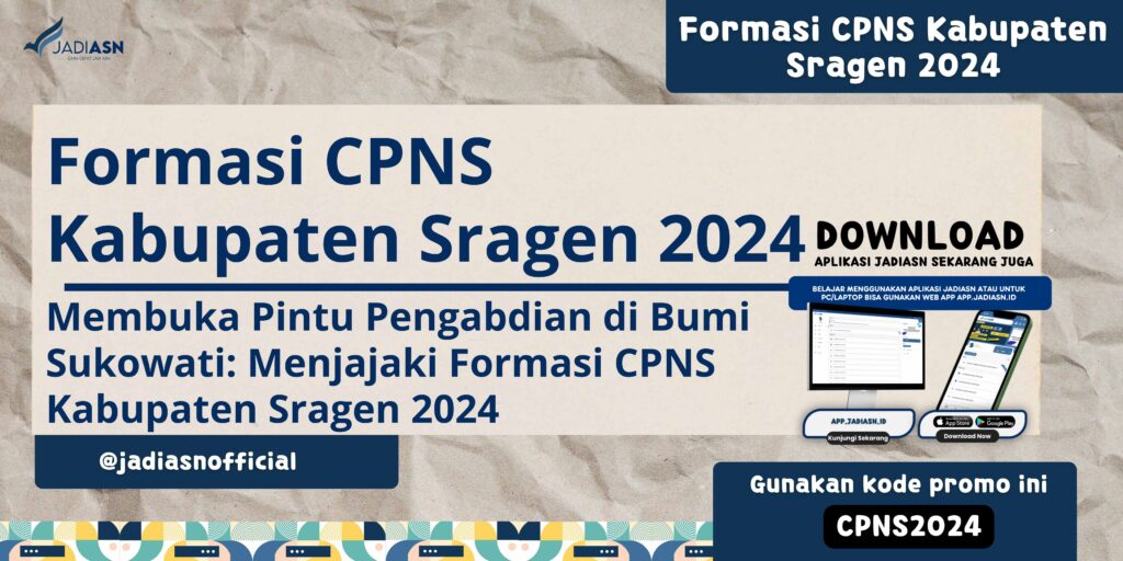 Formasi CPNS Kabupaten Sragen 2024