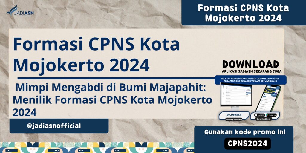 Formasi CPNS Kota Mojokerto 2024