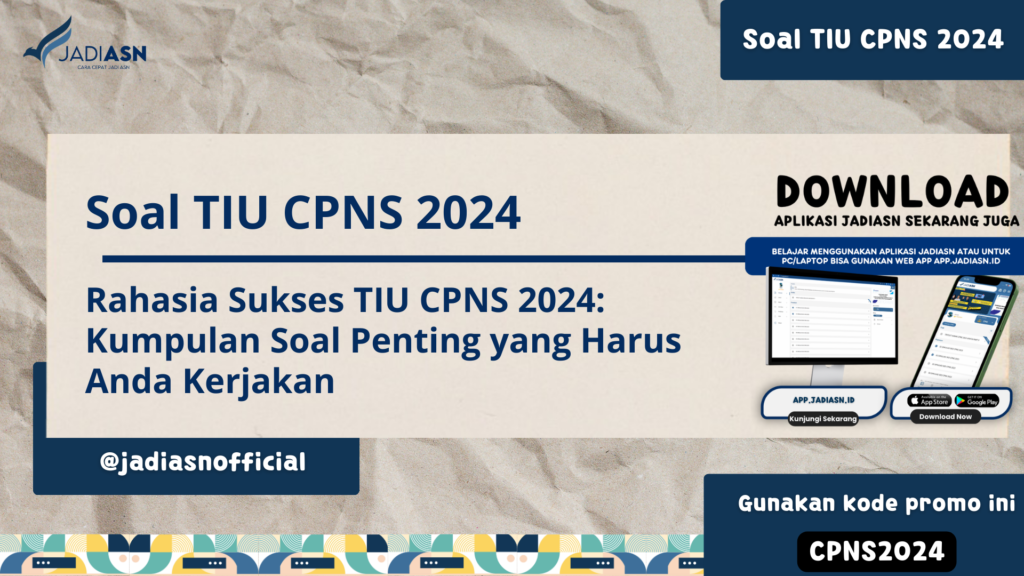 Soal TIU CPNS 2024