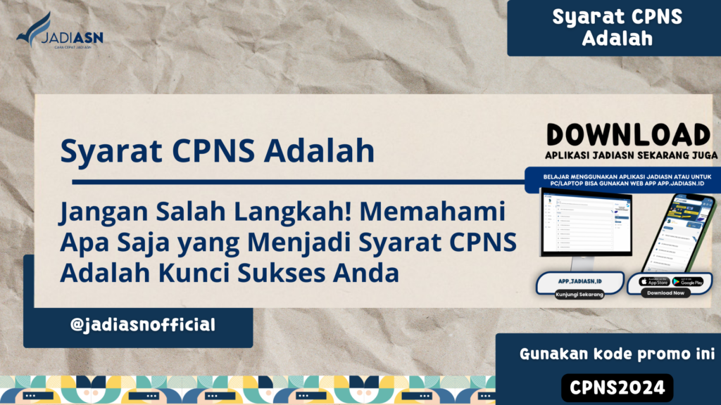 Syarat CPNS Adalah