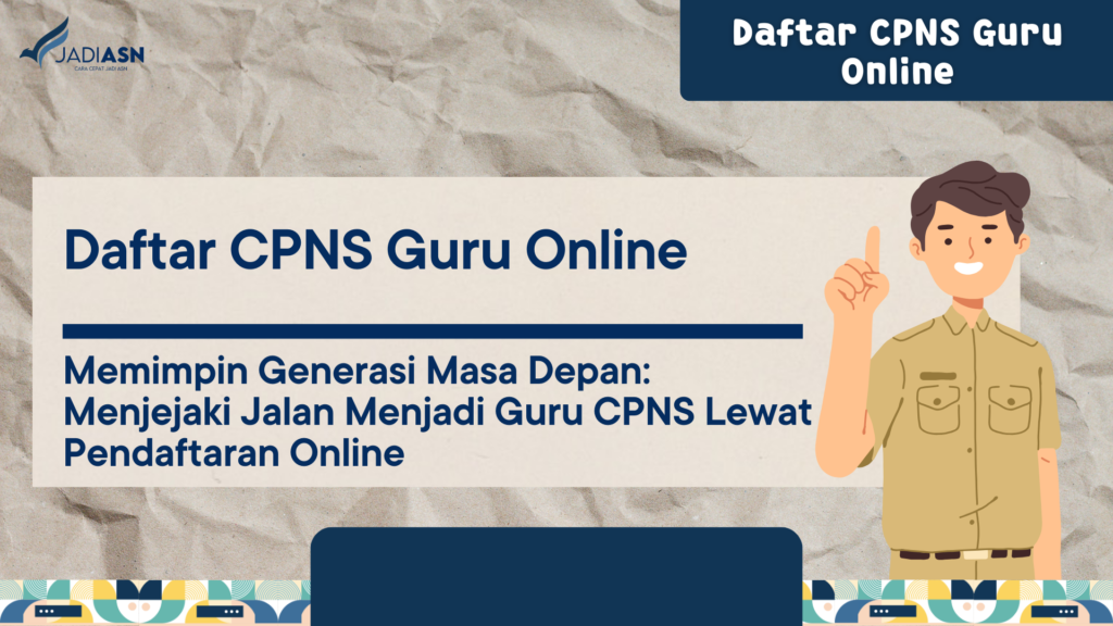 Daftar CPNS Guru Online