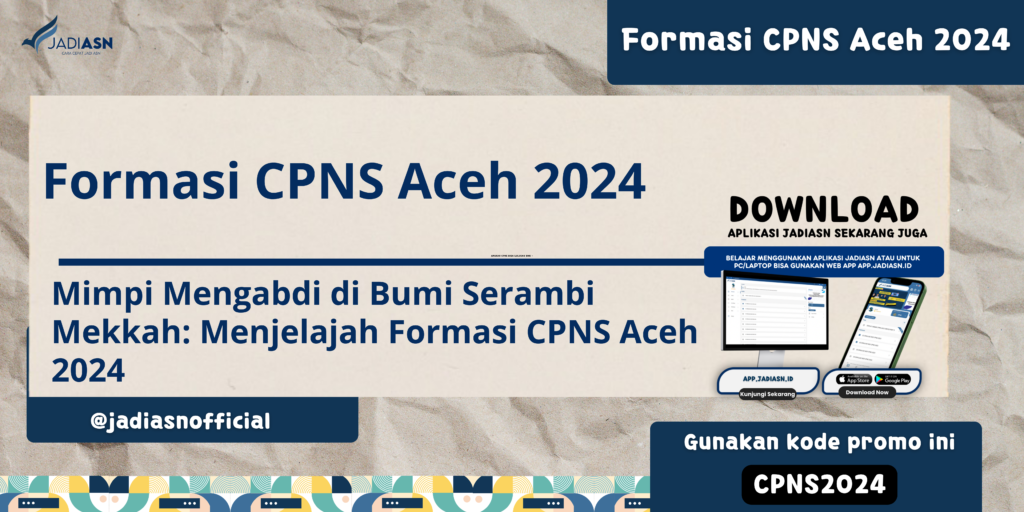 Formasi CPNS Aceh 2024