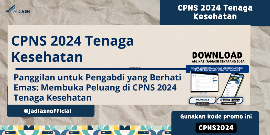 CPNS 2024 Tenaga Kesehatan