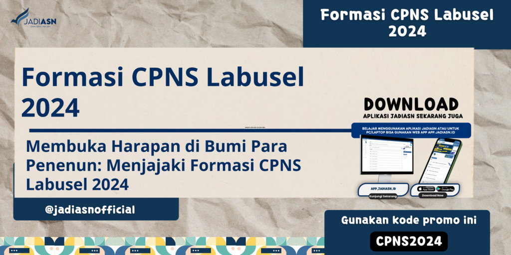 Formasi CPNS Labusel 2024