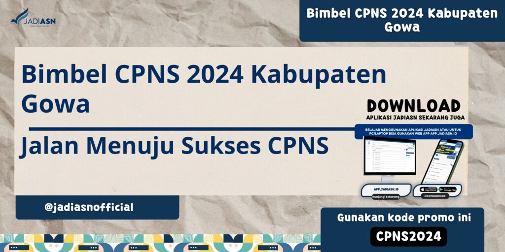 Bimbel CPNS 2024 Kabupaten Gowa