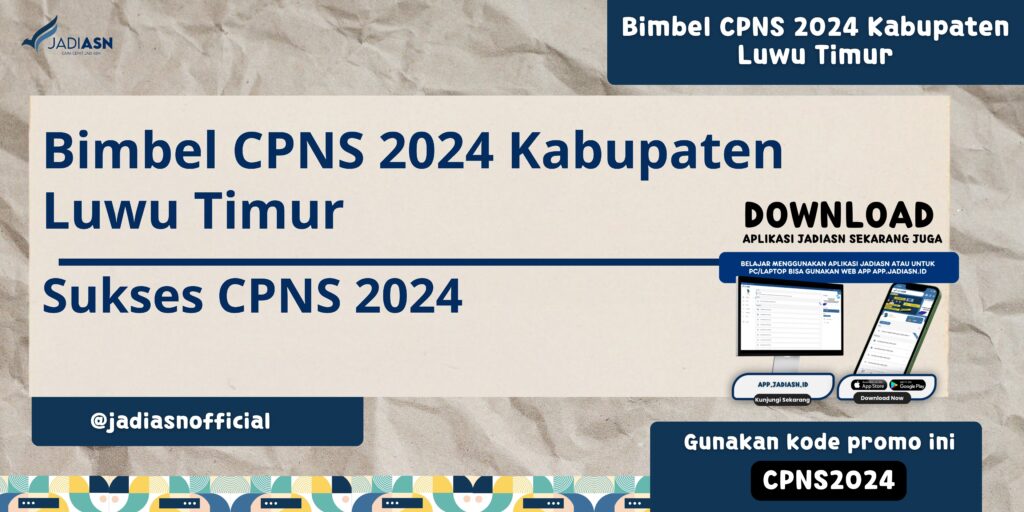 Bimbel CPNS 2024 Kabupaten Luwu Timur