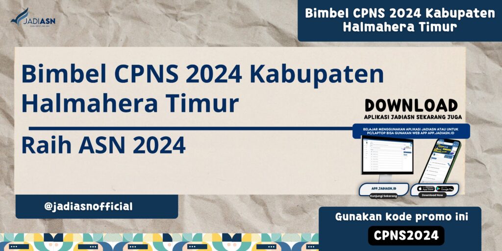 Bimbel CPNS 2024 Kabupaten Halmahera Timur