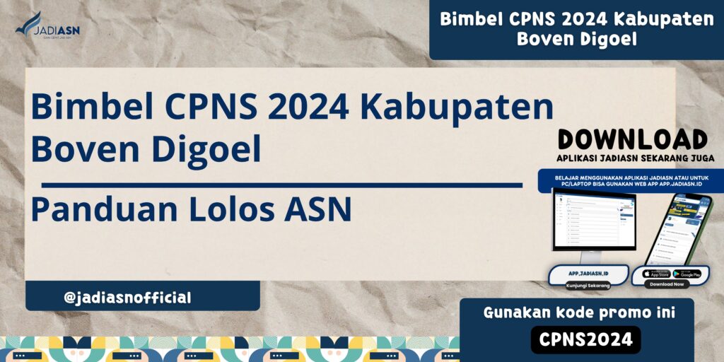 Bimbel CPNS 2024 Kabupaten Boven Digoel