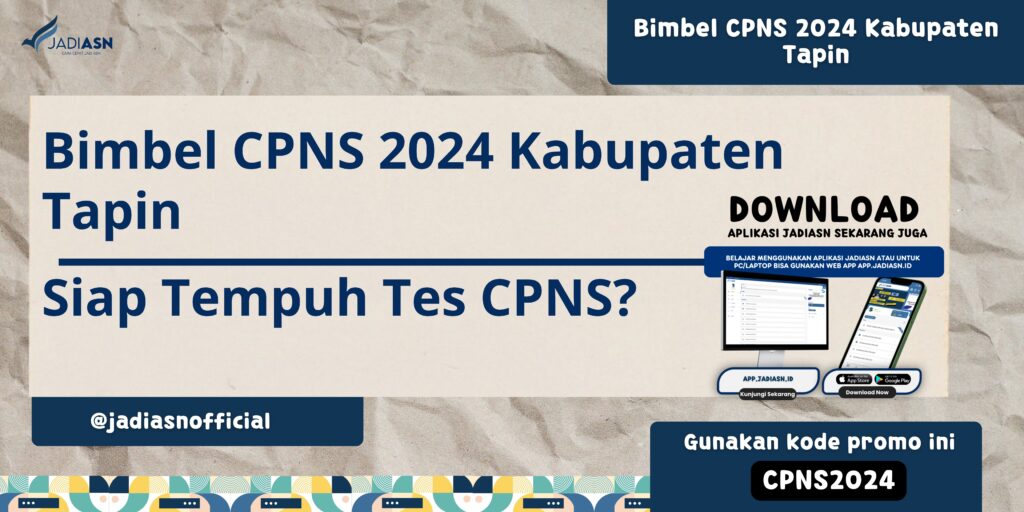 Bimbel CPNS 2024 Kabupaten Tapin