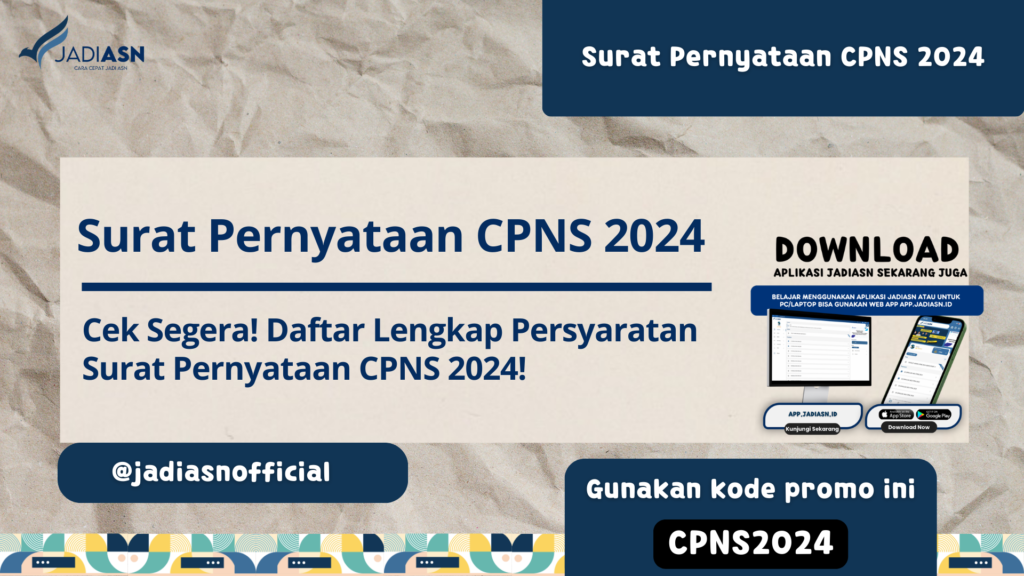 Surat Pernyataan CPNS 2024