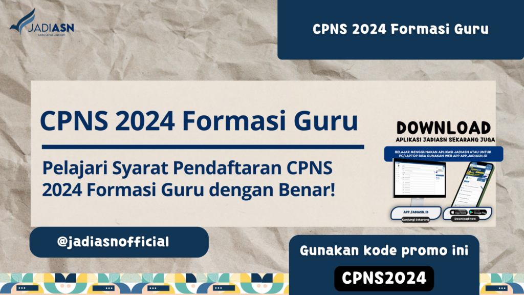 CPNS 2024 Formasi Guru