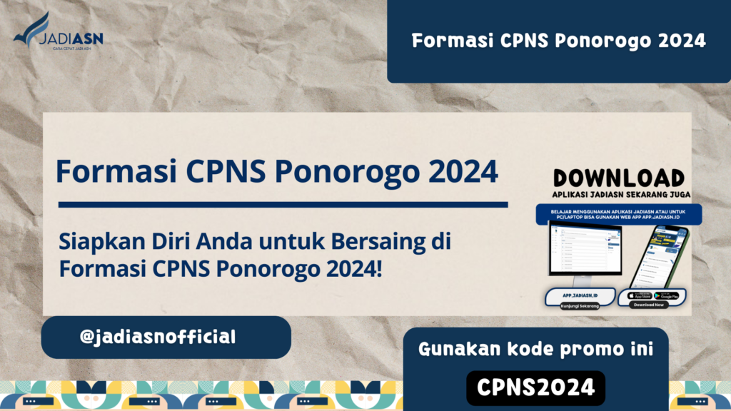 Formasi CPNS Ponorogo 2024