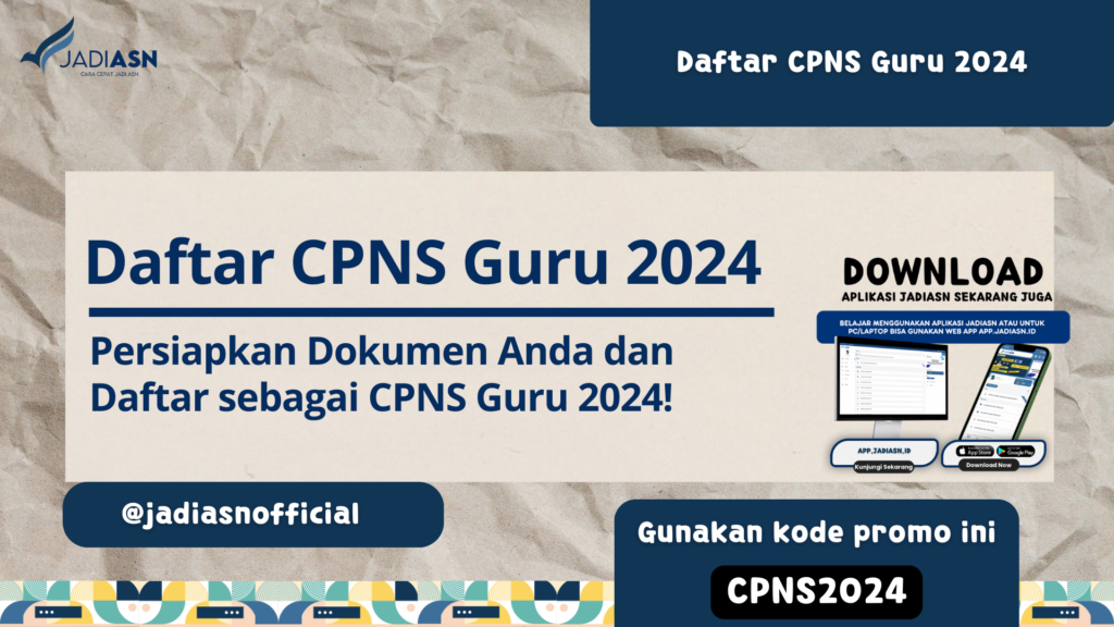 Daftar CPNS Guru 2024