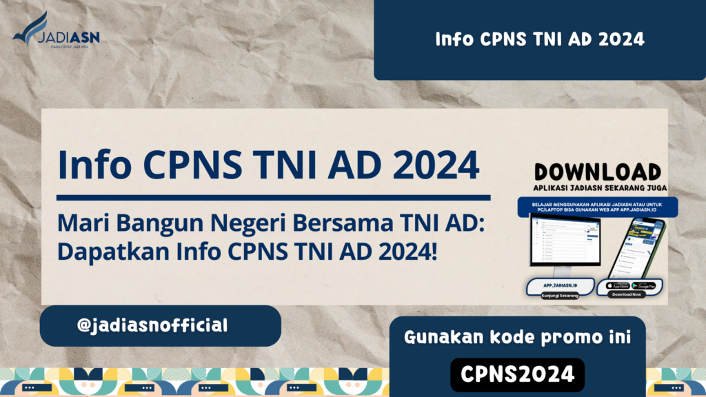 Info CPNS TNI AD 2024