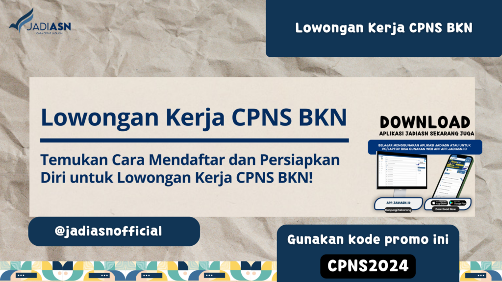 Lowongan Kerja CPNS BKN