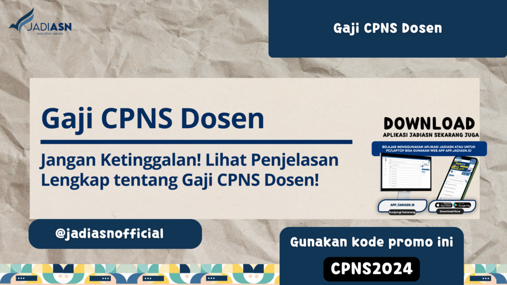 Gaji CPNS Dosen