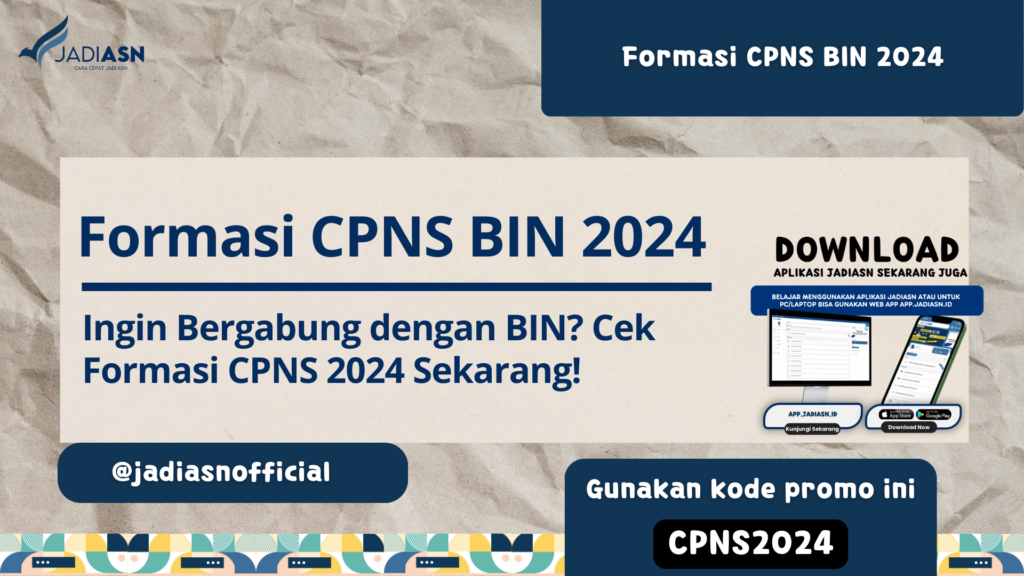 Formasi CPNS BIN 2024