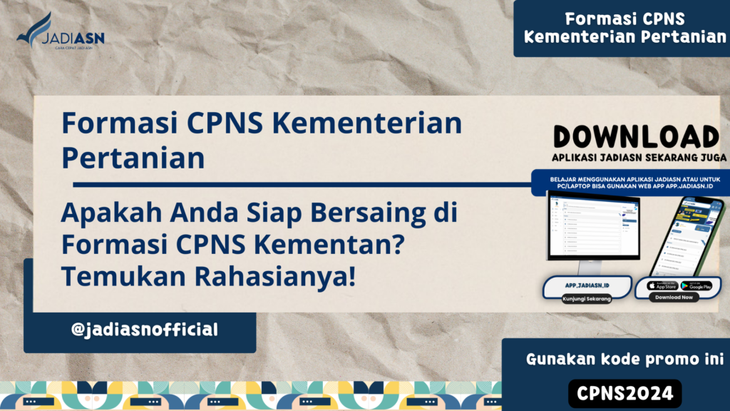 Formasi CPNS Kementerian Pertanian