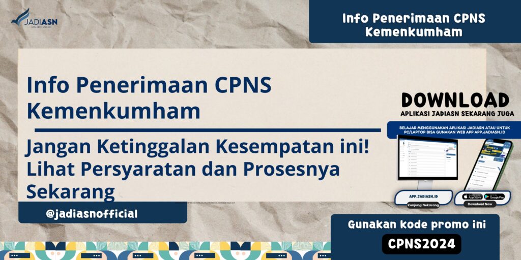 Info Penerimaan CPNS Kemenkumham