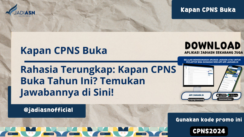 Kapan CPNS Buka