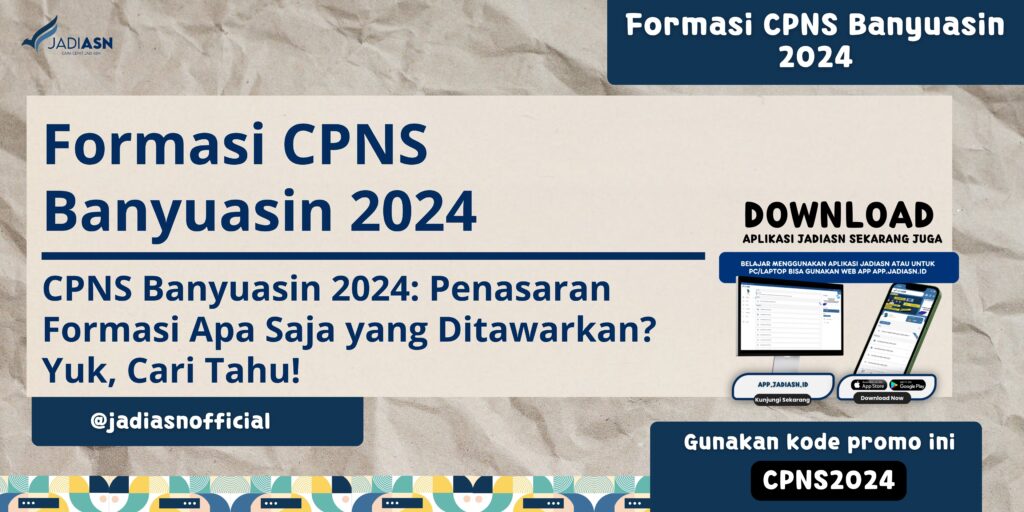 Formasi CPNS Banyuasin 2024