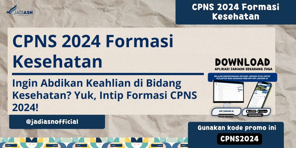 CPNS 2024 Formasi Kesehatan