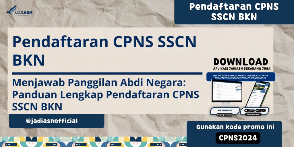 Pendaftaran CPNS SSCN BKN