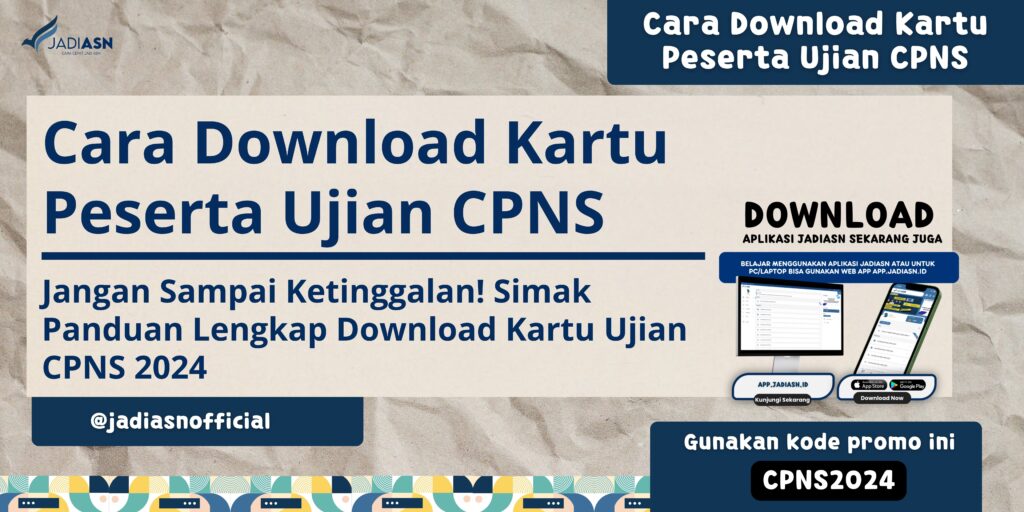 Cara Download Kartu Peserta Ujian CPNS