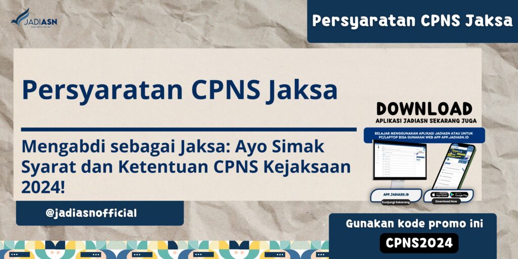 Persyaratan CPNS Jaksa