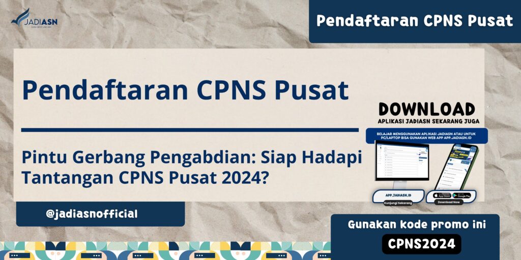 Pendaftaran CPNS Pusat