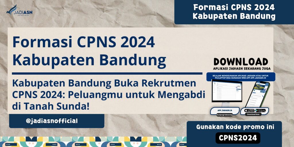 Formasi CPNS 2024 Kabupaten Bandung