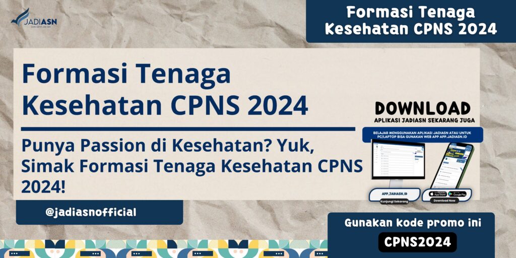 Formasi Tenaga Kesehatan CPNS 2024