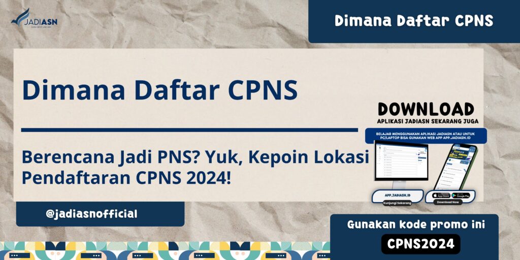 Dimana Daftar CPNS