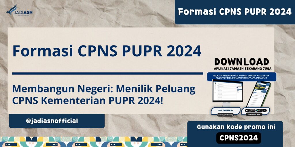 Formasi CPNS PUPR 2024