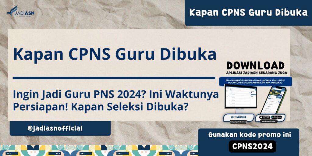 Kapan CPNS Guru Dibuka