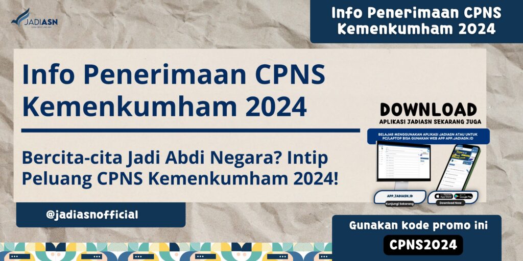 Info Penerimaan CPNS Kemenkumham 2024