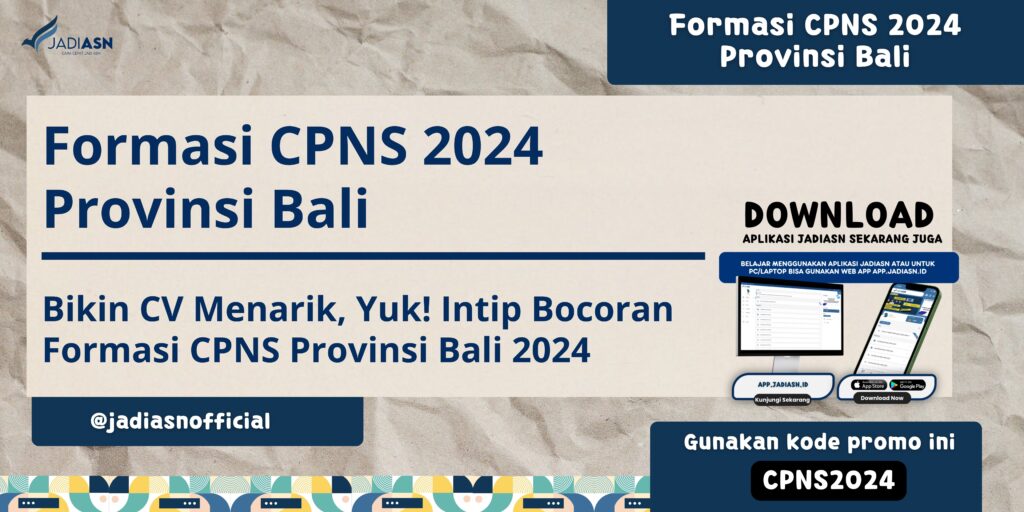 Formasi CPNS 2024 Provinsi Bali