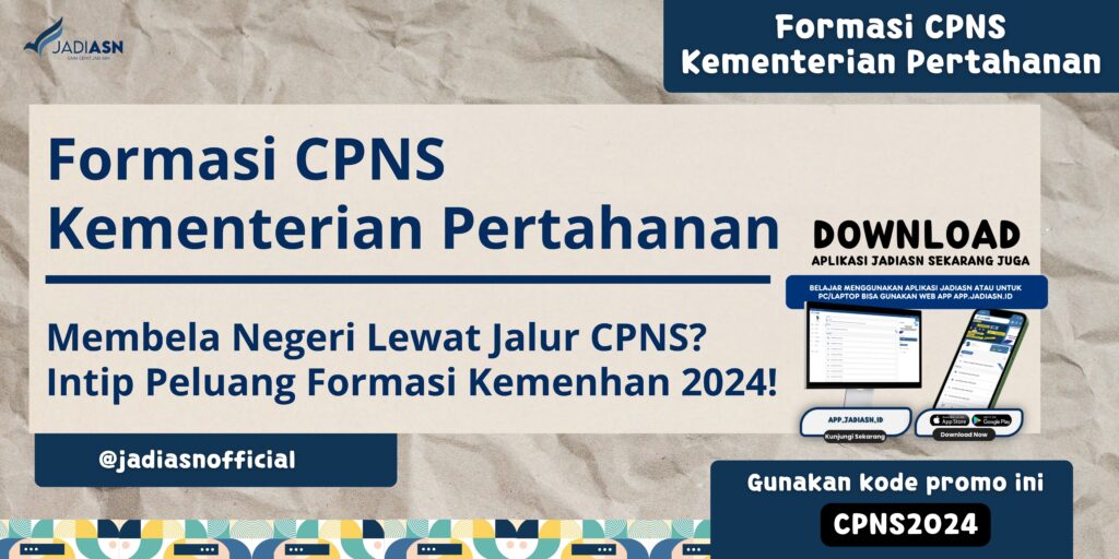 Formasi CPNS Kementerian Pertahanan