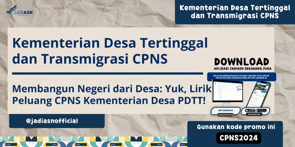 Kementerian Desa Tertinggal dan Transmigrasi CPNS