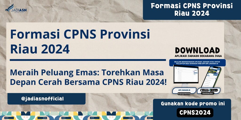 Formasi CPNS Provinsi Riau 2024