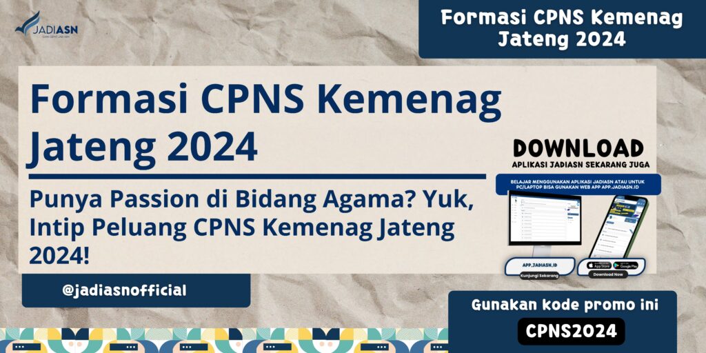 Formasi CPNS Kemenag Jateng 2024