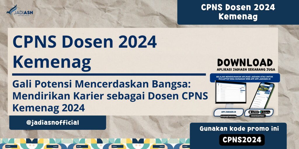 CPNS Dosen 2024 Kemenag