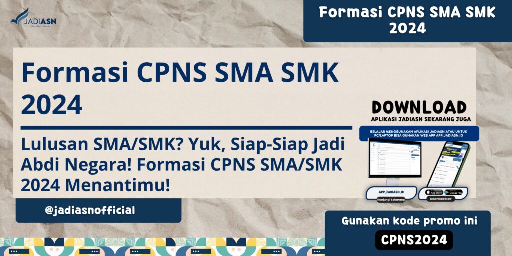 Formasi CPNS SMA SMK 2024