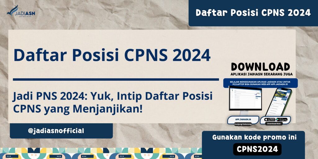 Daftar Posisi CPNS 2024