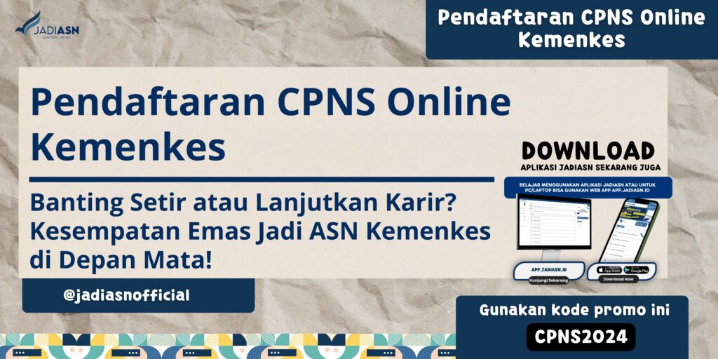 Pendaftaran CPNS Online Kemenkes