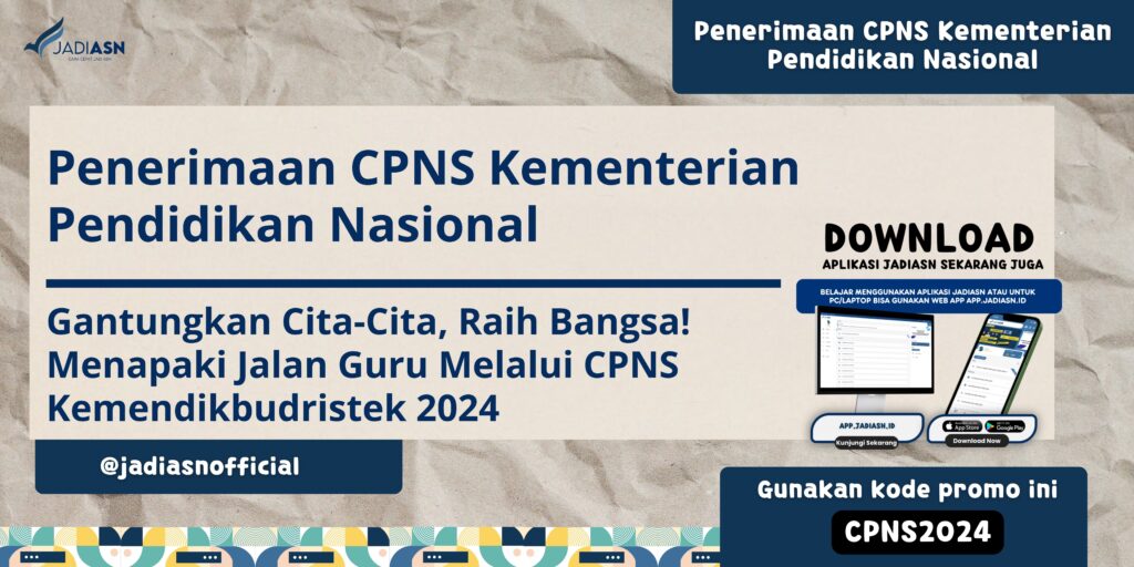 Penerimaan CPNS Kementerian Pendidikan Nasional